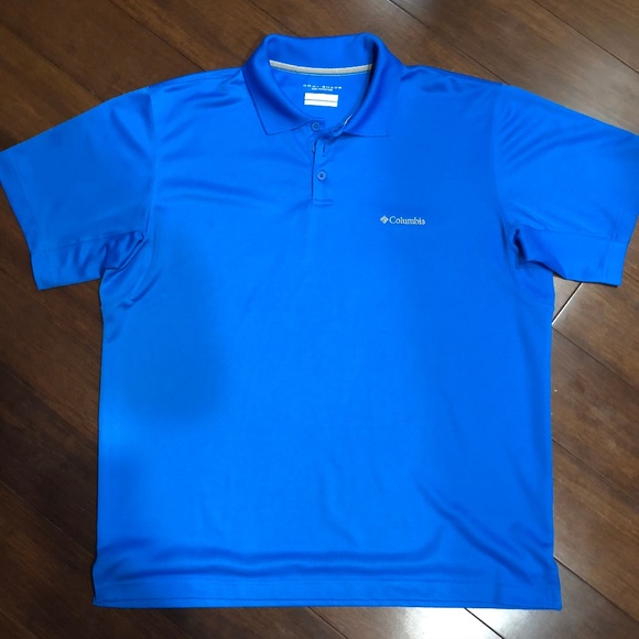 columbia blue polo shirts
